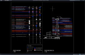 Download Layout Tampak Lokasi Antena Bandara DWG AutoCAD layout tampak lokasi antena bandara