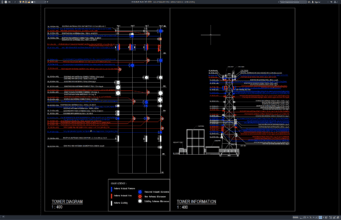 Download Layout Tampak Lokasi Antena Bandara DWG AutoCAD layout tampak lokasi antena bandara