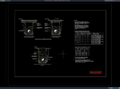 Download Potable Water Supply Trench Details DWG AutoCAD potable water supply trench details
