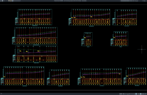 Download Profil Memanjang Jaringan Air Limbah dan Drainase DWG AutoCAD profil memanjang jaringan air limbah dan drainase