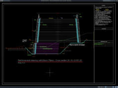 Download Reinforced Retaining Wall (Steam Pipes) Cross Section DWG AutoCAD reinforced retaining wall (steam pipes) cross section