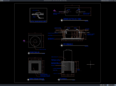 Download Septic Bio Tank Section Details DWG AutoCAD septic bio tank section details