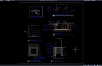 Download Septic Bio Tank Section Details DWG AutoCAD septic bio tank section details