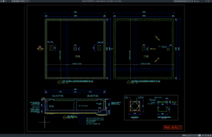 Download Sewage Holding Tank Sections Details DWG AutoCAD sewage holding tank sections details