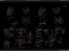 Download Steel Bridge Connection Details DWG AutoCAD steel bridge connection details