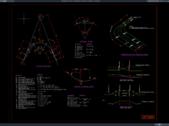 Download Superelevation on Transition Curve Details DWG AutoCAD superelevation on transition curve details