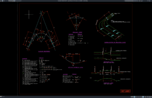 Download Superelevation on Transition Curve Details DWG AutoCAD superelevation on transition curve details