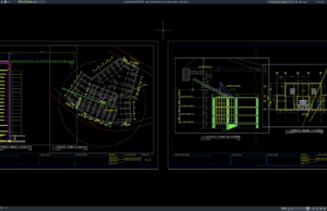 tower crane elevation and location details