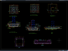 Download Tower Crane Foundation Details DWG AutoCAD tower crane foundation details