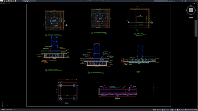 tower crane foundation details