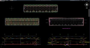 warehouse full lighting and power layout