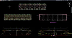warehouse full lighting and power layout