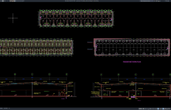 Download Warehouse Full Lighting and Power Layout DWG AutoCAD warehouse full lighting and power layout