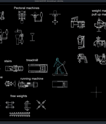 block peralatan gym