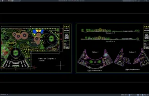 Download Botanical Park Workshop Details DWG AutoCAD botanical park workshop details