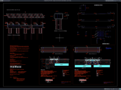 Download Bridge Beam Bent Reinforcement Details DWG AutoCAD bridge beam bent reinforcement details