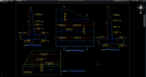 bridge retaining wall reinforcement details