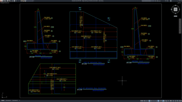 bridge retaining wall reinforcement details bridge retaining wall reinforcement details