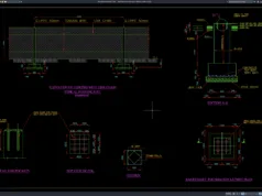Download Chain Link Fence Elevation Details DWG AutoCAD chain link fence elevation details