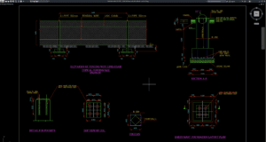 chain link fence elevation details