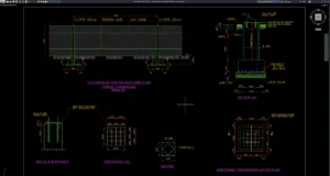 chain link fence elevation details