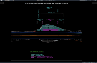 deep excavation slope protection plan