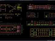 Download Denah dan Detail Penulangan Tangga Hotel DWG AutoCAD denah dan detail penulangan tangga hotel