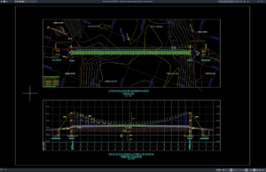 Download Denah dan Tampak Jembatan Gantung DWG AutoCAD denah dan tampak jembatan gantung