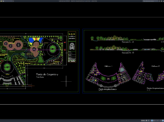 Download Denah dan Tampak Workshop Taman Botani DWG AutoCAD denah dan tampak workshop taman botani