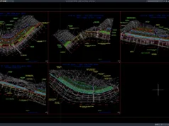 Download Denah Umum Lereng DWG AutoCAD denah umum lereng