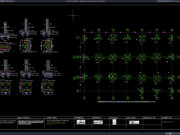 Download Detail Denah dan Potongan Pile Cap DWG AutoCAD detail denah dan potongan pile cap