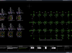Download Detail Denah dan Potongan Pile Cap DWG AutoCAD detail denah dan potongan pile cap