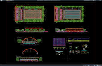 Download Detail Denah dan Potongan Struktur Baja Ruang Makan DWG AutoCAD detail denah dan potongan struktur baja ruang makan