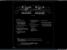 Download Detail Flow Sensor dan Master Valve DWG AutoCAD detail flow sensor dan master valve