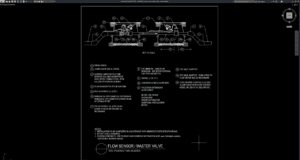detail flow sensor dan master valve