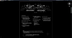 detail flow sensor dan master valve