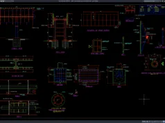 Download Detail Papan Reklame Dua Sisi Berdiri di Tanah DWG AutoCAD detail papan reklame dua sisi berdiri di tanah