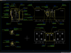 Download Detail Pelindung Mesin DWG AutoCAD detail pelindung mesin