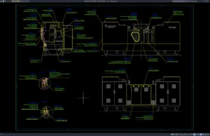 Download Detail Pelindung Mesin DWG AutoCAD detail pelindung mesin