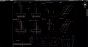 detail penulangan abutment jembatan