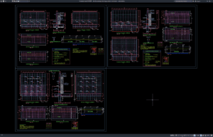 Download Detail Penulangan Dinding Penahan Tanah Beton DWG AutoCAD detail penulangan dinding penahan tanah beton