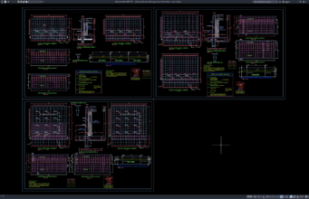 Download Detail Penulangan Dinding Penahan Tanah Beton DWG AutoCAD detail penulangan dinding penahan tanah beton