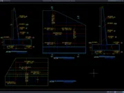 Download Detail Penulangan Dinding Penahan Tanah Jembatan DWG AutoCAD detail penulangan dinding penahan tanah jembatan