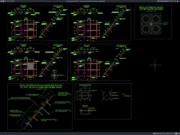 Download Detail Potongan Perlindungan Lereng DWG AutoCAD detail potongan perlindungan lereng