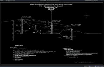 Download Detail Potongan Tipikal Galian Dalam DWG AutoCAD detail potongan tipikal galian dalam