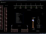 Download Detail Sistem Penerangan Jembatan DWG AutoCAD detail sistem penerangan jembatan