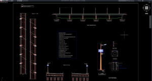 detail sistem penerangan jembatan