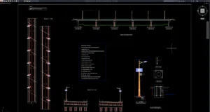 detail sistem penerangan jembatan