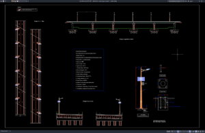 Download Detail Sistem Penerangan Jembatan DWG AutoCAD detail sistem penerangan jembatan