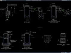 Download Detail Standar Bak Kontrol Drainase DWG AutoCAD detail standar bak kontrol drainase